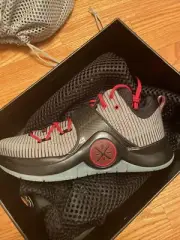 Li Ning Way Of Wade 6 All Star Sz 14.5 WOW 6 Dwyane Wade PE Grey Cement 100 Pair