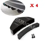 Fit For Toyota Camry Car Rear Bumper Lip Diffuser Shark Fins Spoiler Wings Kit (for: Toyota)