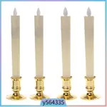 2PC ELECTRIC FLICKERING FLAMELESS LED CANDLE LIGHTS WITH REM