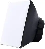 HOMSFOU 2pcs Box Softbox Flash Diffuser for DSLR Cameras Portable Photography Light Modifier for Even Illumination Compatible with Flash Units Easy to Store and Transport