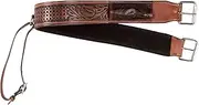 WEMBILS Equitack Western Horse Saddle Back Cinch Flank Strap Rear Girth Leather Buckskin Billet Keeper
