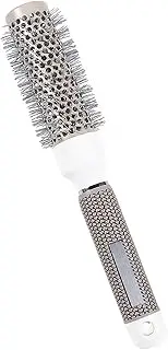 High Temperature Resistant Ceramic Iron Comb Round Hair Brush Nano Technology Blow Dry Drying Style Healthy Salon Barber Brushes (45#)