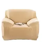 1 Seater High Stretch Sofa Cover Couch Lounge Protector Slipcovers Solid Colours