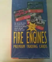 Factory Sealed NEW Fire Engines Premium Trading Cards Series 2