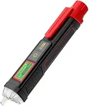 Voltage Tester, Non Contact Voltage Tester Pen, Digital Display Electrical Test Pen with LED, AC Voltage Detector Pen, AC Voltage Tester, Electricity Detector for Car Light