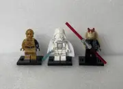 LEGO Star Wars Jedi Vader/Jar Jar Binks/C-3PO Rebuild the Galaxy New Minifigures