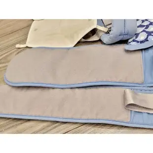 二手POGNAE ORGA+ 有機棉All in One背巾 三合一海洋藍 嬰兒揹巾 寶寶揹巾 揹帶