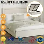 Bed Frame Queen Double King Single Size Gas Lift Mattress Base with Storage ADI