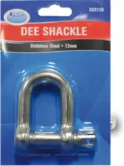 ARK Dee Shackle 10mm Stainless Steel Blister Pack (DSS10B)
