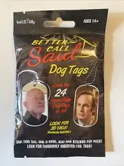 Better Call Saul Dog Tag w/sticker Pack And D-Ring Blind Bag
