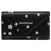 在飛比找森森購物網優惠-BALENCIAGA 巴黎世家 499204 星星印花小牛皮