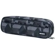 Liht Lab Twin Zip Multi Compartment Pencil Case Green Camo
