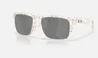 OAKLEY HOLBROOK SUNGLASSES CLEAR TERRAZZO PRIZM BLACK POLARIZED OO9102-AG55