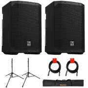 Electro-Voice EVERSE 8 Loudspeaker (Pair) w/ Speaker Stand & 2x XLR Cable