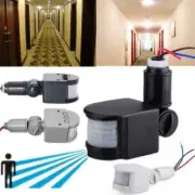 PIR Motion Sensor Switch Security Infrared Easy install Light 85 to 265V