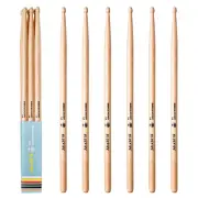 6 sticks/3 pairs natural 5A Drumstick,Classic 5A Drum Sticks,Hickory Drumstic...