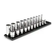 Tekton SHD92210 1/2" Drive 12-Point Socket Set, 22-Piece