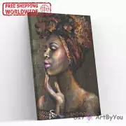 Paint By Numbers Kit Woman Head Wrap Abstract Home Adult Kids Decor Beginner Art