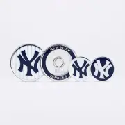 NEW PRG GOLF NEW YORK YANKEES ( White Back ) Magnetic DUO GOLF BALL MARKER MLB