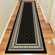 Medori Craze Black Runner Rug