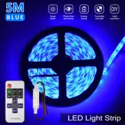 BLUE 2835SMD 5M LED Light Club Bar Store Front Window Strip Lamp