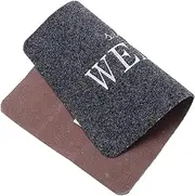 1Pc Non Skid Decorative Foot Mat Wear Resistant Outdoor Door Mat for Home Entryways Absorbent Ground Mat for Bathrooms and Living Rooms