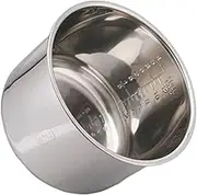 304 Stainless Steel Rice Cooker Inner Bowl Pot Rice Cooker Parts，Compatible For Zojirushi B257 NS-WAQ NS-TGQ NS-WXQ10 NS-TGH