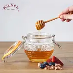 KILNER 英國品牌玻璃密封罐400ML(附蜂蜜勺)
