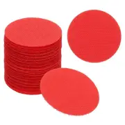2" Carpet Spot Markers, 35Pcs Dot Markers Hook and Loop, Red