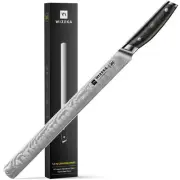 12 Inch Damascus Slicing Knife - Ultra Sharp, Full Tang Carving Knife with G1...