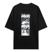 [Juun.J] Language Graphic Semi-Over Fit Tee