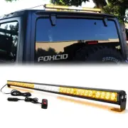 34''LED Traffic Advisor Emergency Strobe Light Bar Warning Tow Truck Amber White