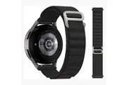 Black Alpine Loop Samsung Galaxy Watch 7 6 5 4 Classic 44 47 40mm Strap Band Bands
