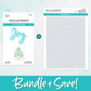 Spellbinders - Layered Joy Tree Stencil & Die Bundle, BD-0776