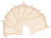 Healeved 8pcs Vibrant Cotton Soap for Making Face Wash Makeup Removal Drawstring Pouches Random Color