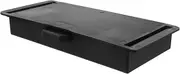 HOMSFOU Hidden Slide out Under Desk Organizer Adhesive Storage for Home Office Dormitory Smooth Access User Friendly Handle Easy Installation Versatile Use