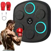 Music Boxing Machine with Boxing Gloves Wall Mounted Smart Music Boxing Trainer