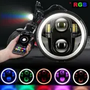 5 3/4'' 5.75"in LED Headlights HI/LO Beam DRL Driving Lamp For Sportster XL 883