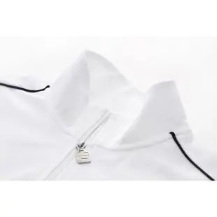 【FILA官方直營】男吸濕排汗針織外套-白色(1JKX-5464-WT)
