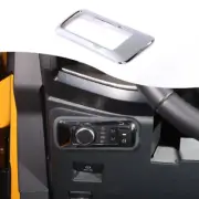 Chrome Head Light Lamp Switch Button Decoration Cover Trim for Ford Bronco 2021+ (for: Ford)