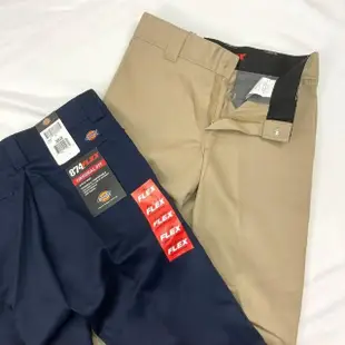 【Dickies】Dickies 874 flex 工作褲 直筒褲 經典 男版長褲 西裝褲 平輸品(長褲 直筒長褲 西裝長褲)