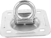 TIDTALEO Stainless Steel Trailer Tie Down Anchor Galvanized Boat Ring Hatch Pull Flush Mount Handle for Cargo Truck