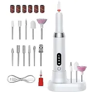 Electric Manicure Kit, Electric Nail File and Drill, Nail Drill Set for Acrylic Nails, Electric Nail Drill for Gel Nails, Portable Nail Drill Kit, Electric Nail Drill Machine, Nail Drill Kit