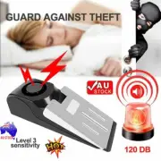 Door Stop Alarm Wireless Home Travel Security PoBZable System Safety Wedge AleIW