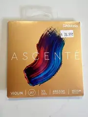 Ascente D’addario Violin strings 3/4 Set Medium NEW NOT 4/4 size
