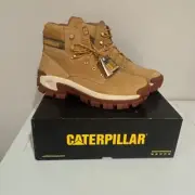Caterpillar Men Invader Hi Steel Toe Work Boot Honey Reset Men 13 NIB Lace Up
