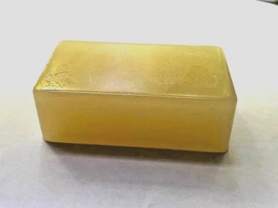 Paraffin & Beeswax - 4 oz bar - yellow - 90% paraffin 10% beeswax- waterproofing