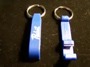 pabst blue ribbon collectibles BOTTLE OPENERS ( 2 ) WITH KEY RING " NEW "