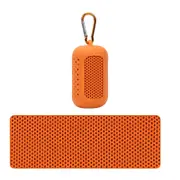 Portable Quick Dry Sports Towel Set with Silicone Sleeve and Storage Bag - 30x80cm
