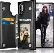 Wallet Case For Samsung Galaxy Note 10 Plus Card Holder Case Leather Kickstand